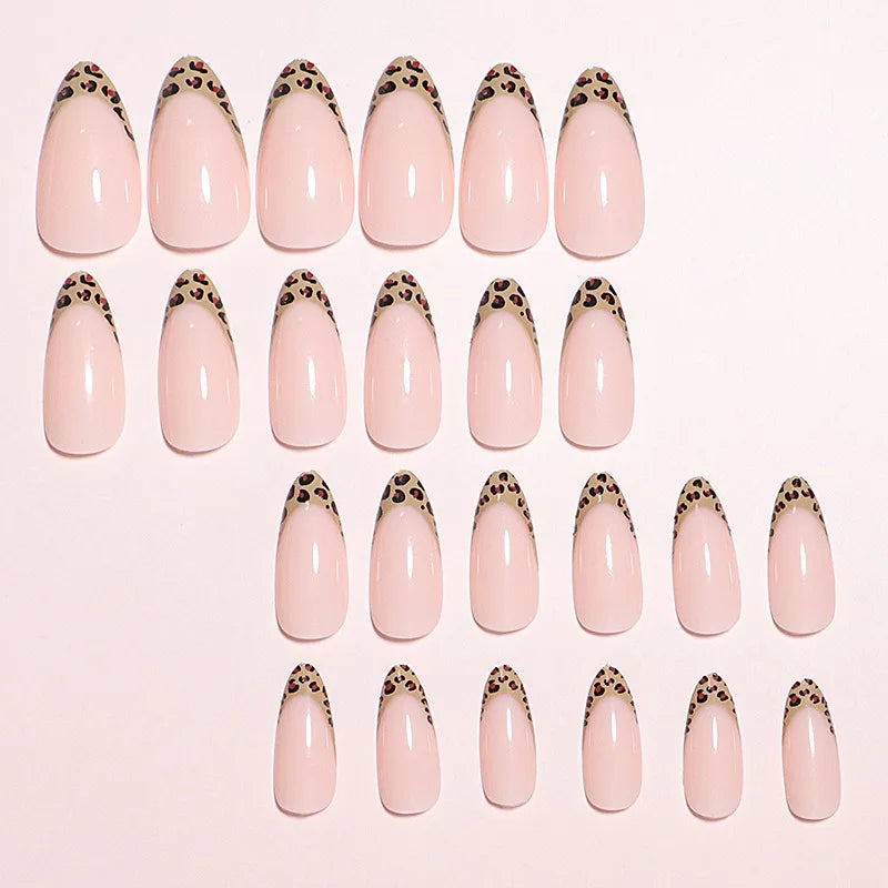 Noor's Nails™ — French Leopard (10 PCS)