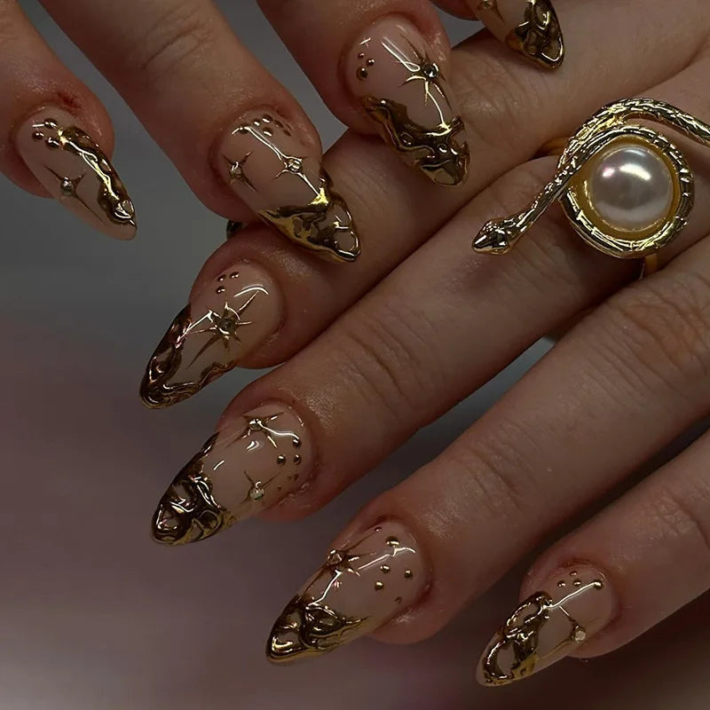 Noor's Nails™ — Gold Eid (10 PCS) LIMITED EDITION